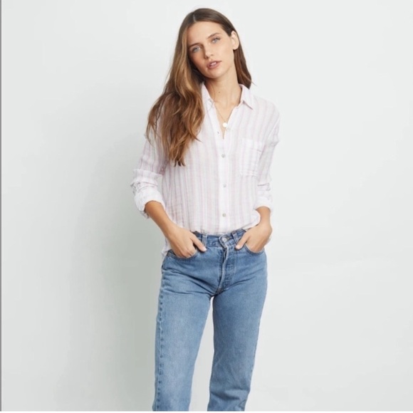 Rails Ellis Gem Stripe Button Up - Picture 3 of 11